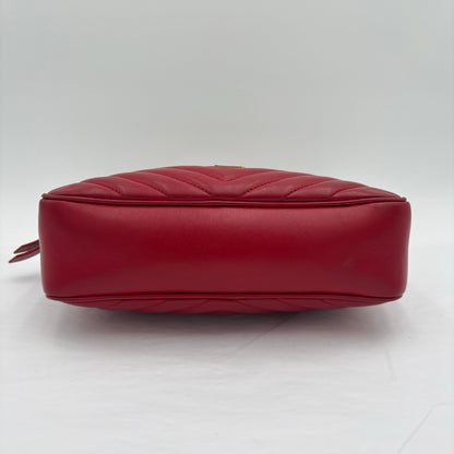 YSL Saint Laurent Lou Chevron Camera Bag
