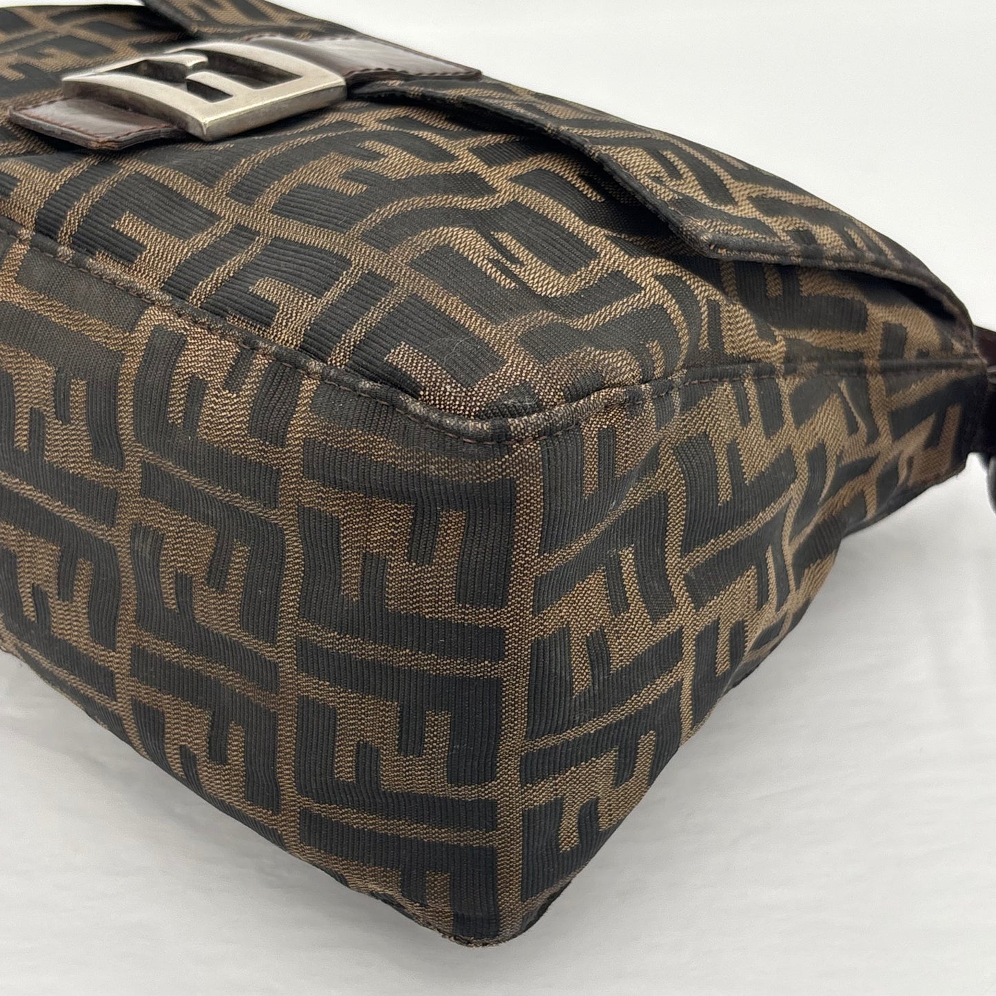 Fendi Zucca FF Monogram Mama Baguette AsIs