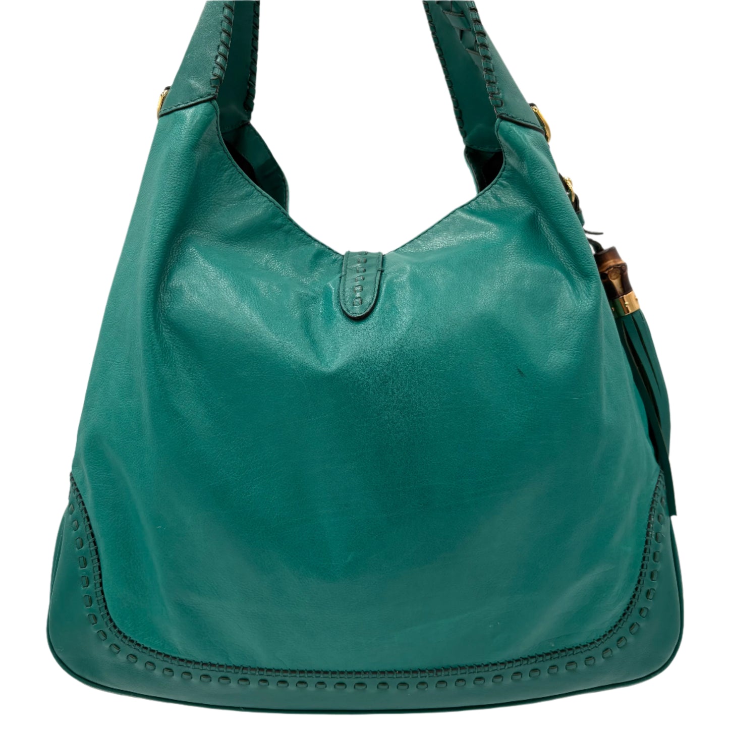 Gucci Jackie Tassel Hobo Bag Teal