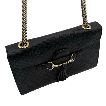 Gucci Guccissima Emily Leather Shoulder Bag