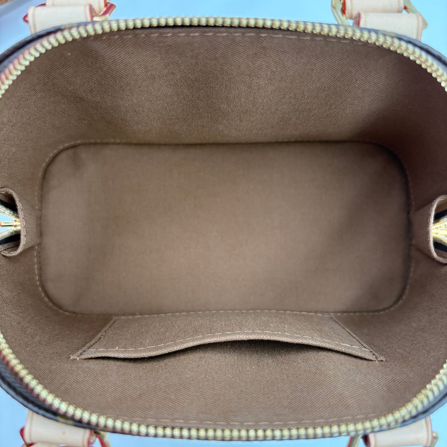 Chipped Louis Vuitton Monogram Alma BB