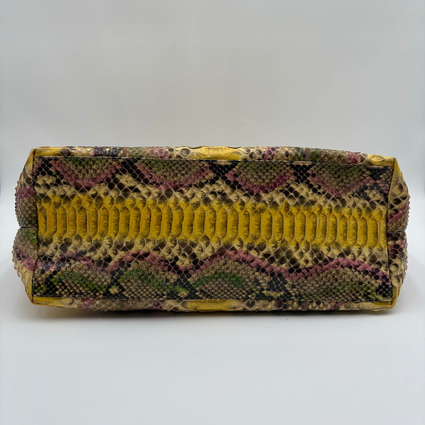 Fendi Python Embellished Tote