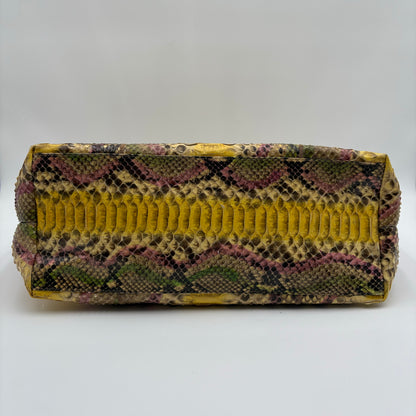 Fendi Python Embellished Tote