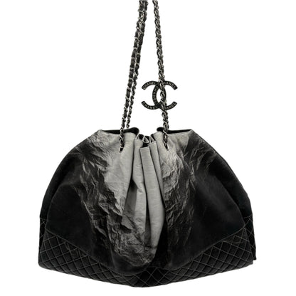 Chanel Melrose Ombre Patent-Black/Grey