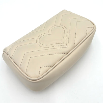 Gucci GG Marmont Chevron Super Mini Crossbody