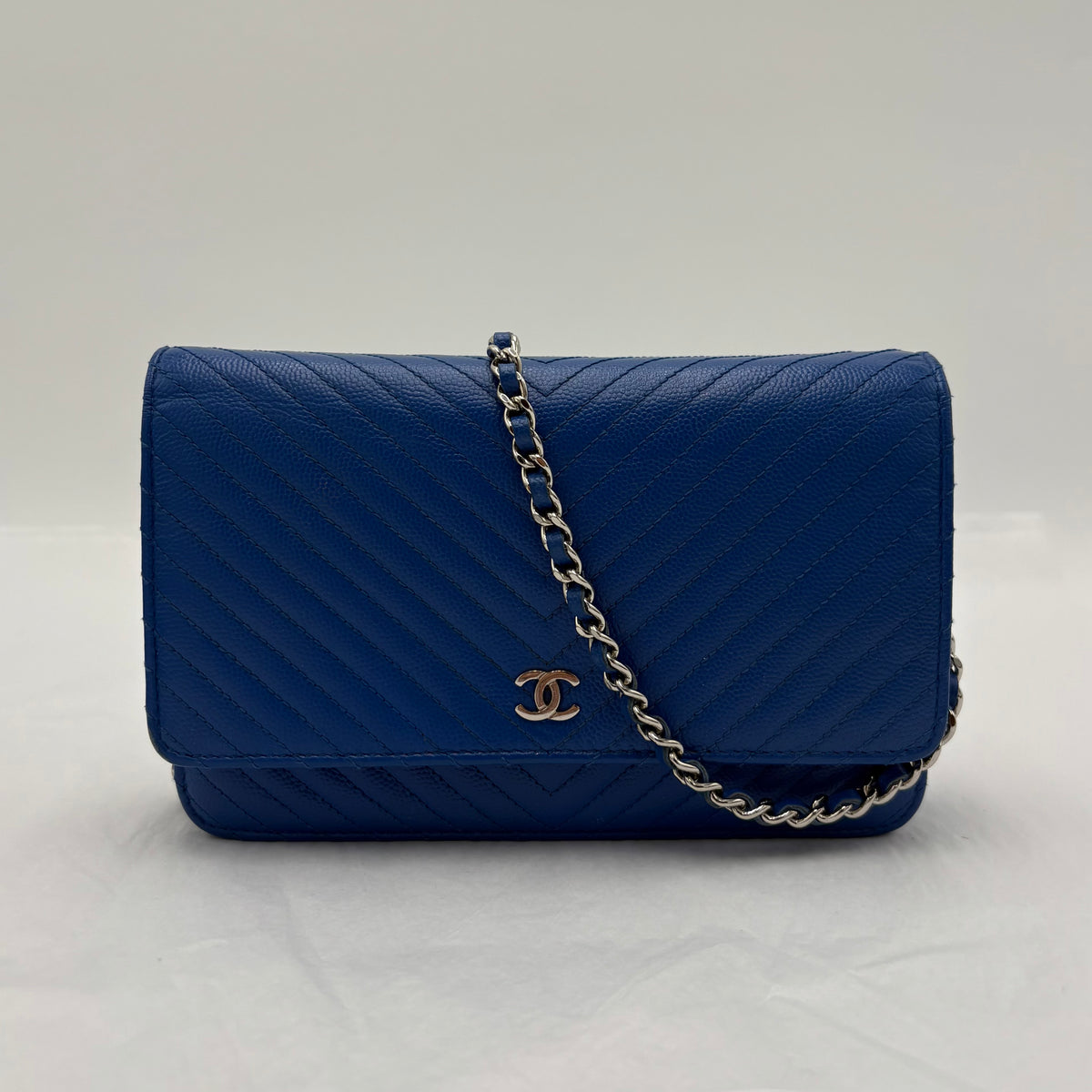 2016-2017 Chanel Wallet On Chain Chevron