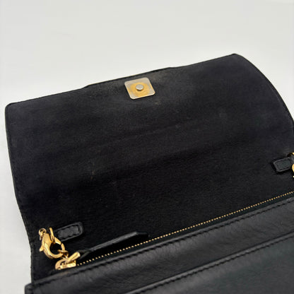 Fendi Vitello Flamingo Tube Wallet On Chain