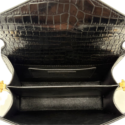 MIB YSL Saint Laurent Cassandra Croc Mini Top Handle Bag