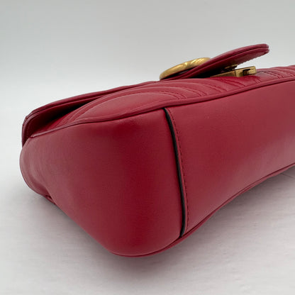 Gucci Small Red Marmomt Flap