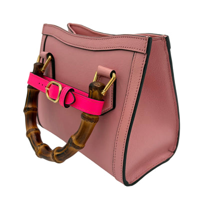 Gucci Mini Diana Bamboo Top Handle Bag Pink Mini