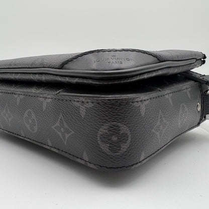 Chipped Louis Vuitton Eclipse Trio Messenger Bag