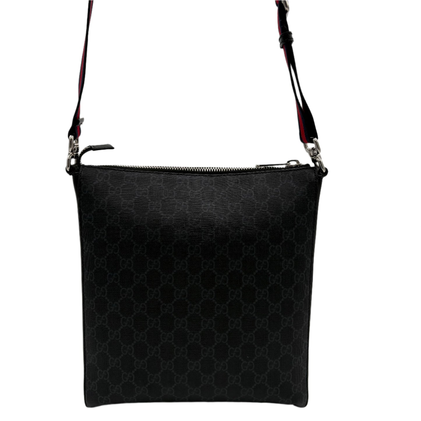 Gucci GG Men's Messenger-Grey Black