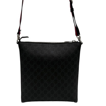 Gucci GG Men's Messenger-Grey Black