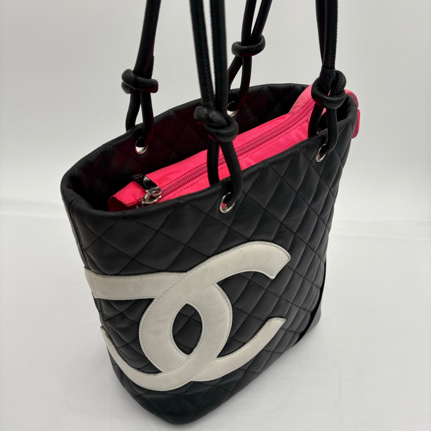 Chanel Black/White Cambon Medium Tote