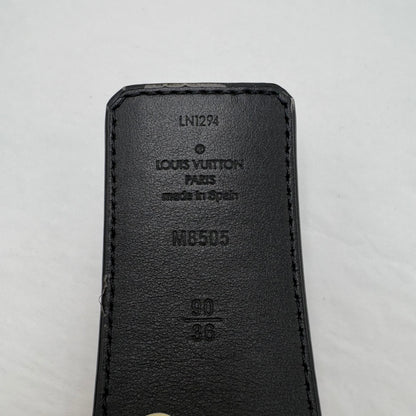 Louis Vuitton Initiales Matte Black Belt
