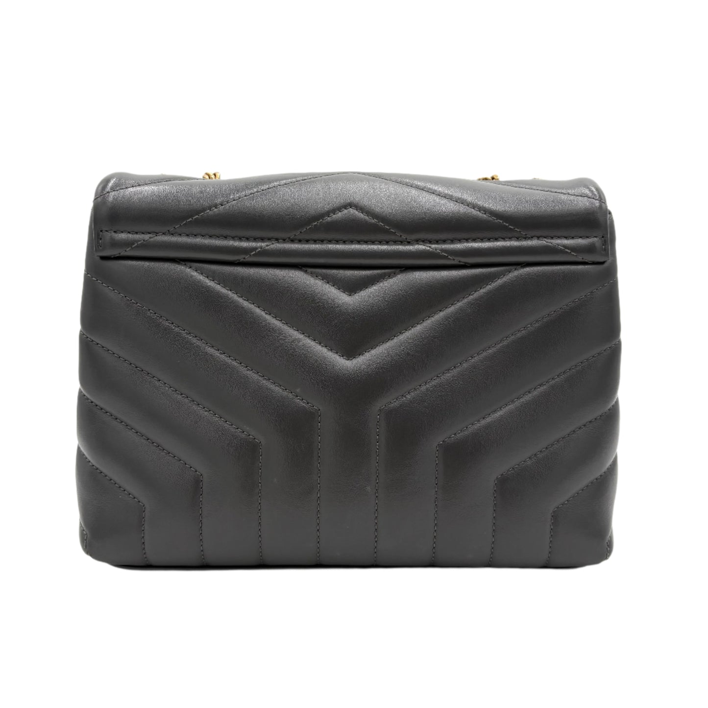 Saint Laurent Loulou Small Shoulder Bag - Grey