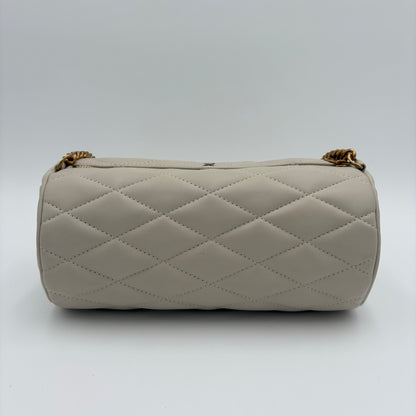 Saint Laurent Sade Tube Quilted Leather Bag