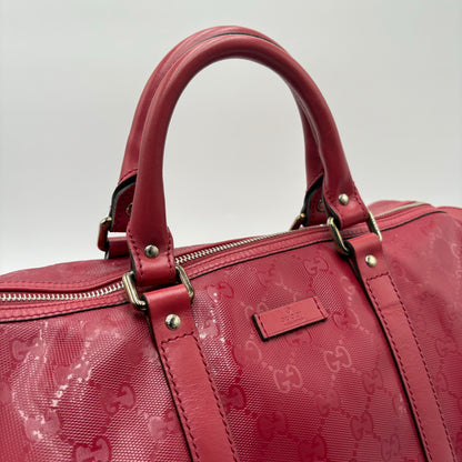 Gucci Joy Boston Bag GG Coated Canvas