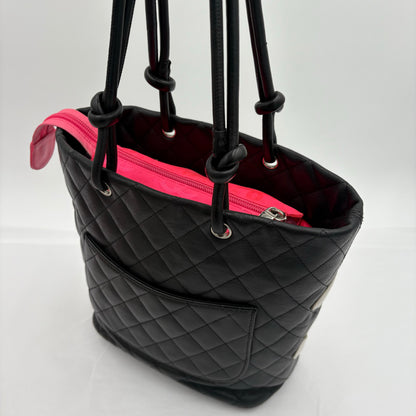 Chanel Black/White Cambon Medium Tote