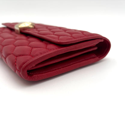 NWT Roberto Cavalli Quilted Continental Wallet
