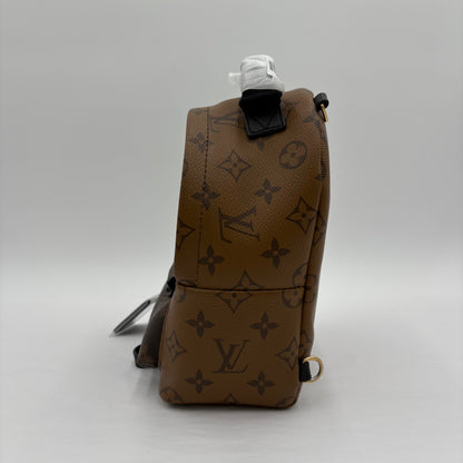 Chipped Louis Vuitton Reverse Monogram Palm Springs Backpack