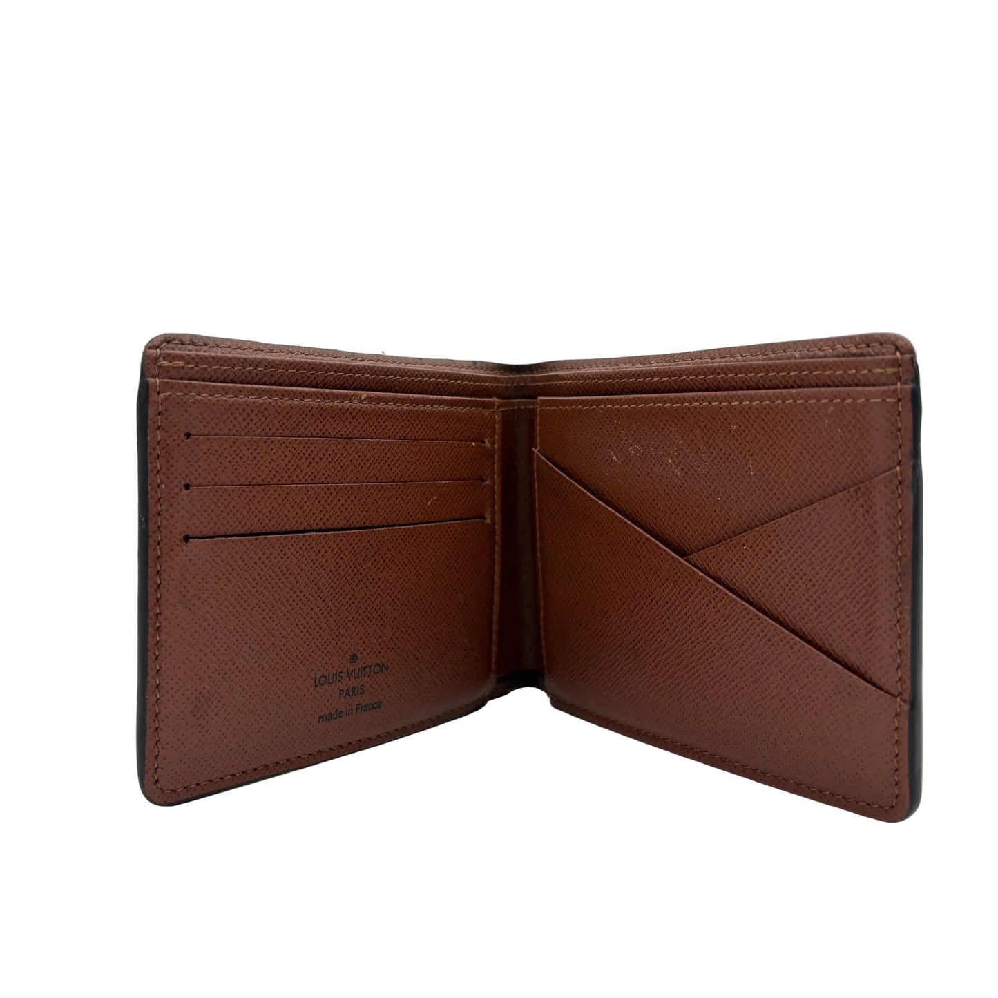 Chipped Louis Vuitton Monogram Multiple Wallet