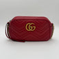 Gucci Marmont Zipper Camera Bag Red