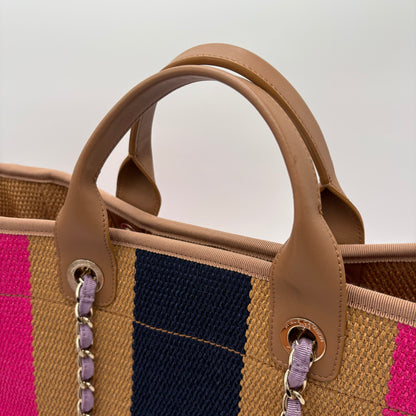 2019 Chanel Medium Raffia Deauville
