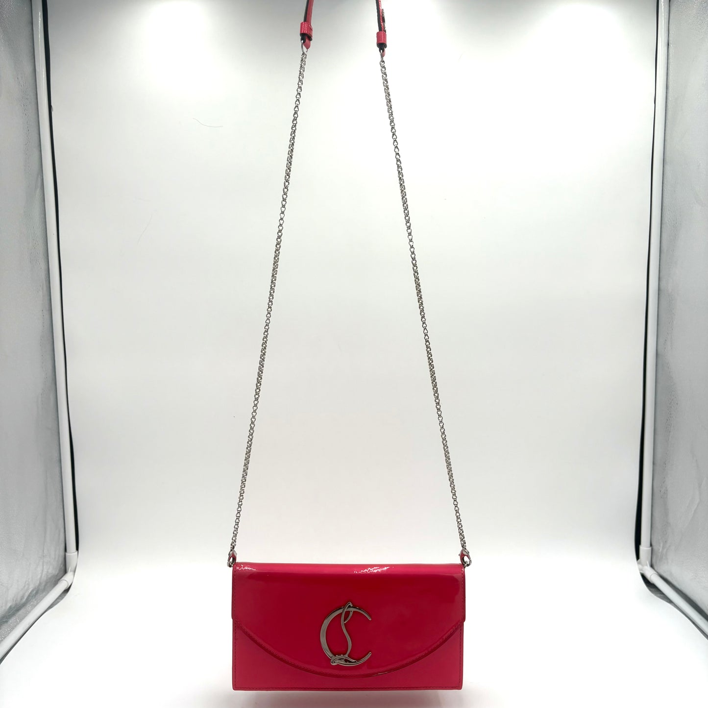 Christian Louboutin Loubi54 Clutch Pink