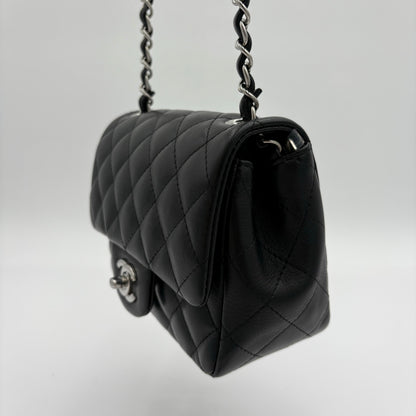 2023 Chipped Chanel Mini Square Classic Single Flap