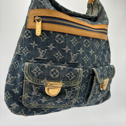 2006 Louis Vuitton Baggy Handbag Denim GM