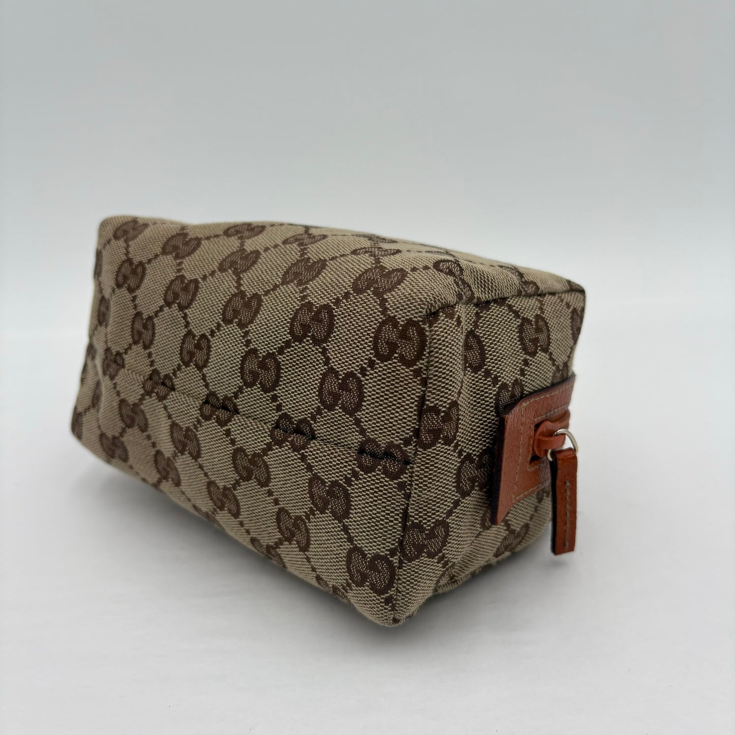 Gucci Zipper Canvas Pouch