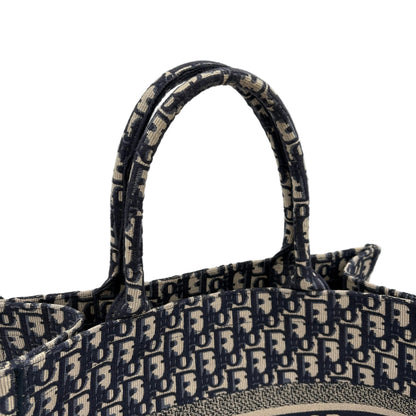 Christian Dior Book Tote Oblique Embroidery