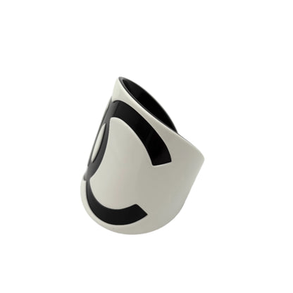 2001 Chanel CC Resin Wide Cuff