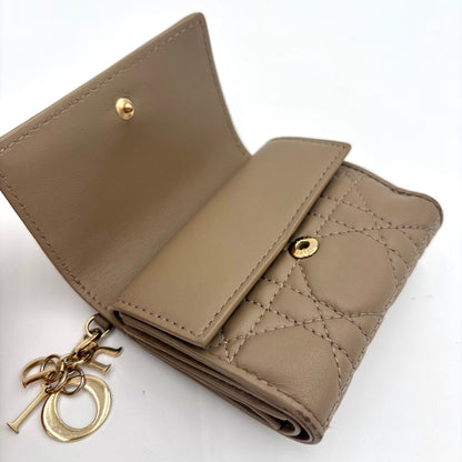 Christian Dior Lotus Trifold Wallet