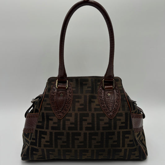 Y2k Fendi Zucca FF Bag De Jour