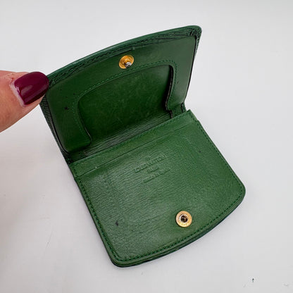1991 Louis Vuitton Green Epi Wallet