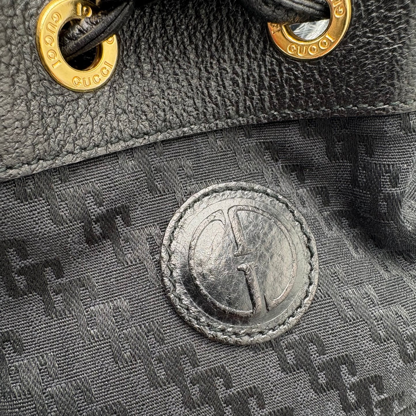 Vintage Gucci Micro GG Monogram Bucket bag