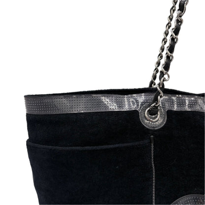 2008/09 Chanel Terry Cloth CC XL Tote Bag