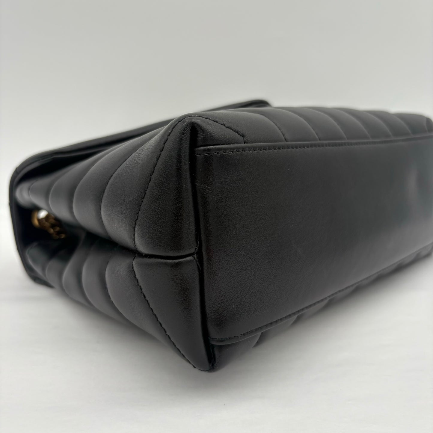 Saint Laurent Loulou Small Shoulder Bag Black