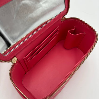 Chanel Quilted Caviar Small Vanity Case