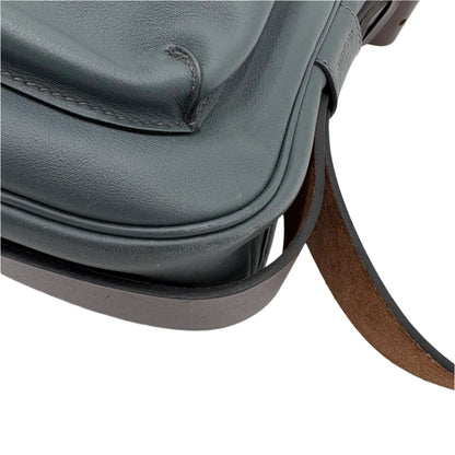 Hermes Leather Barda Messenger Bag