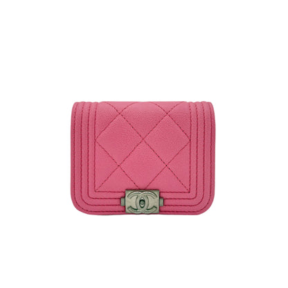 MIB 2023 Chanel Mini Boy Belt Bag Pink Caviar