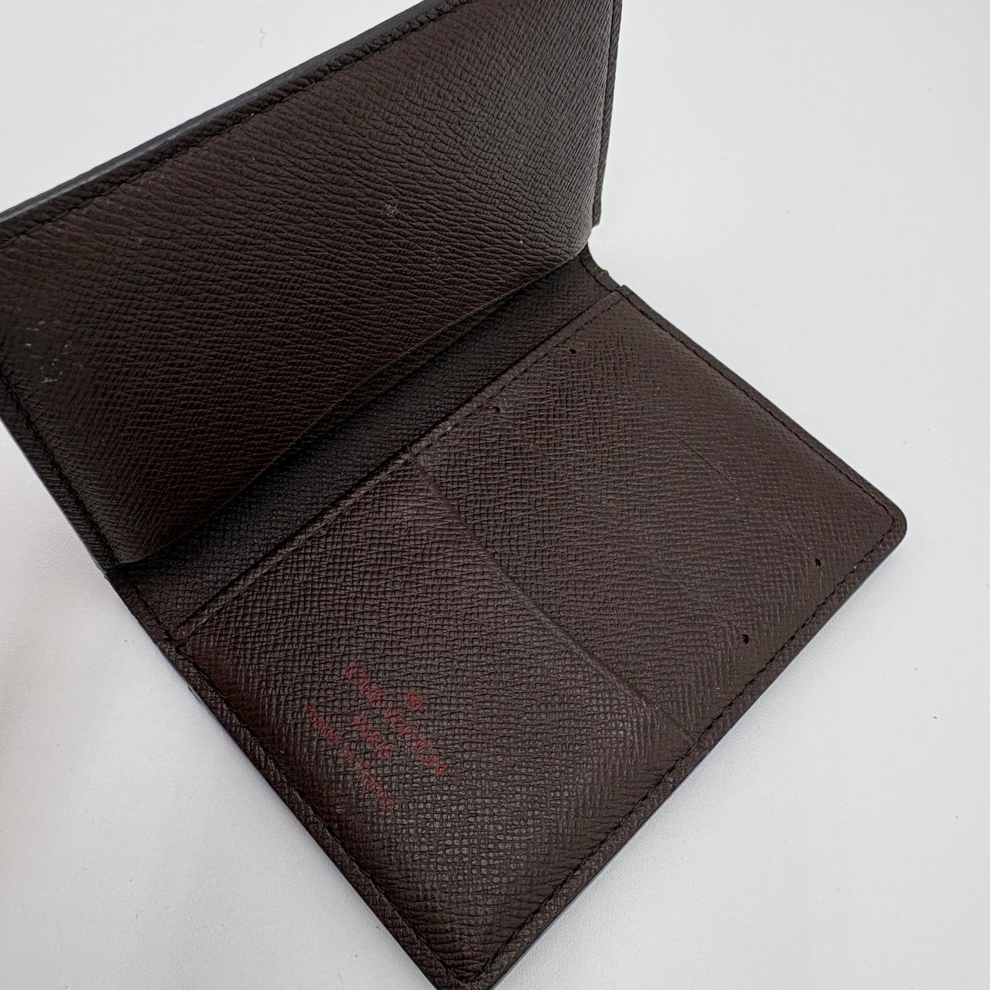 2003 Louis Vuitton Bifold Card Holder Damier Ebene