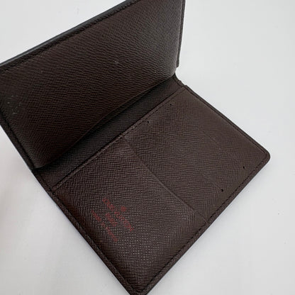 2003 Louis Vuitton Bifold Card Holder Damier Ebene