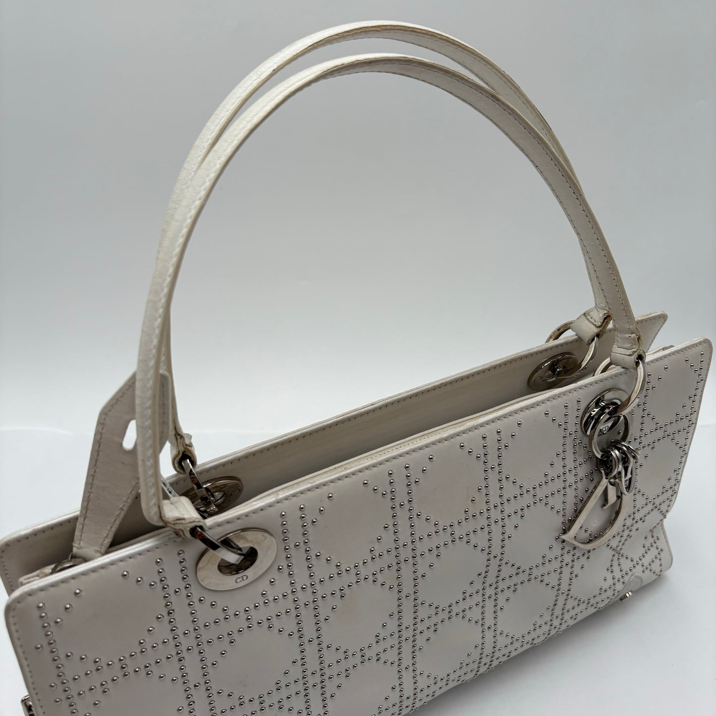 2003 Christian Dior Lady Dior Joy East West Cannage Bag