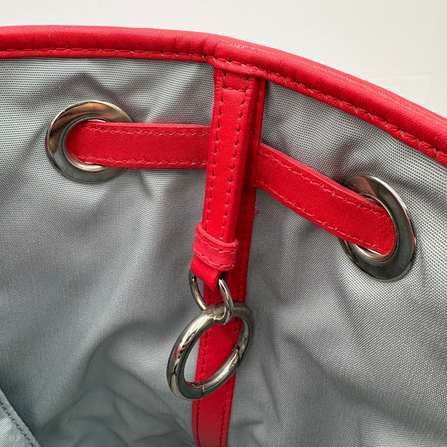 Christian Dior Panarea Red Tote-Cannage Canv