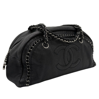 Chanel Luxe Ligne Bowler Bag-Black