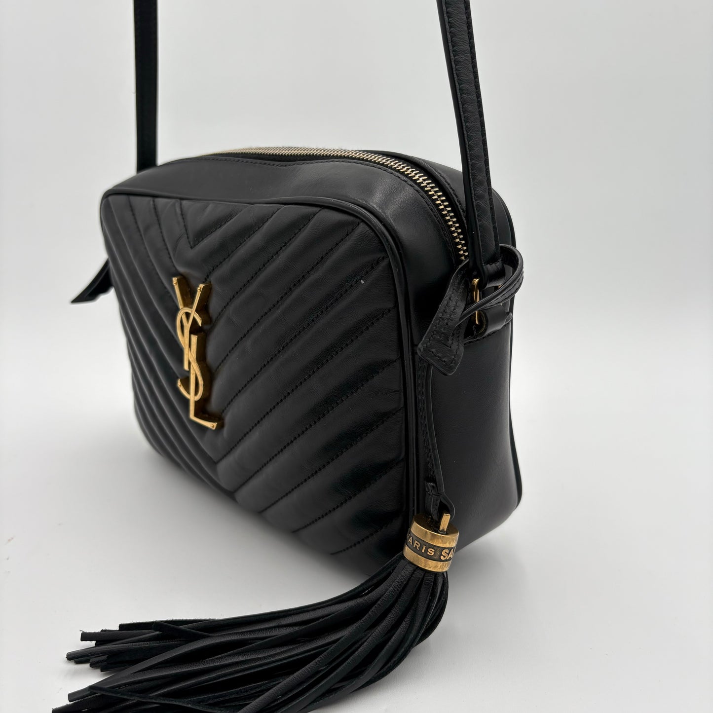 Saint Laurent Medium Lou Camera Bag-Black