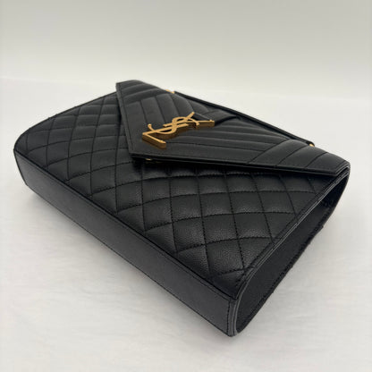 2023 Saint Laurent Medium Triquilt Envelope Purse